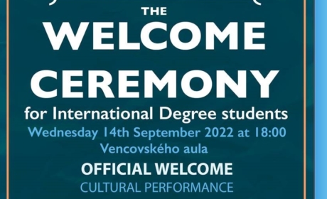 Welcome Ceremony for new students, September 14